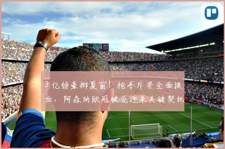 3 亿镑豪掷夏窗!枪手斥资全面换血,阿森纳欧冠破荒迎来关键契机_英超冠军_阵容_赛场